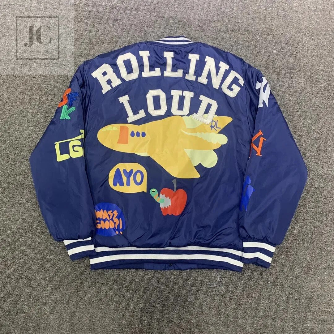 Rolling Loud NYC Varsity Jacket (Back)