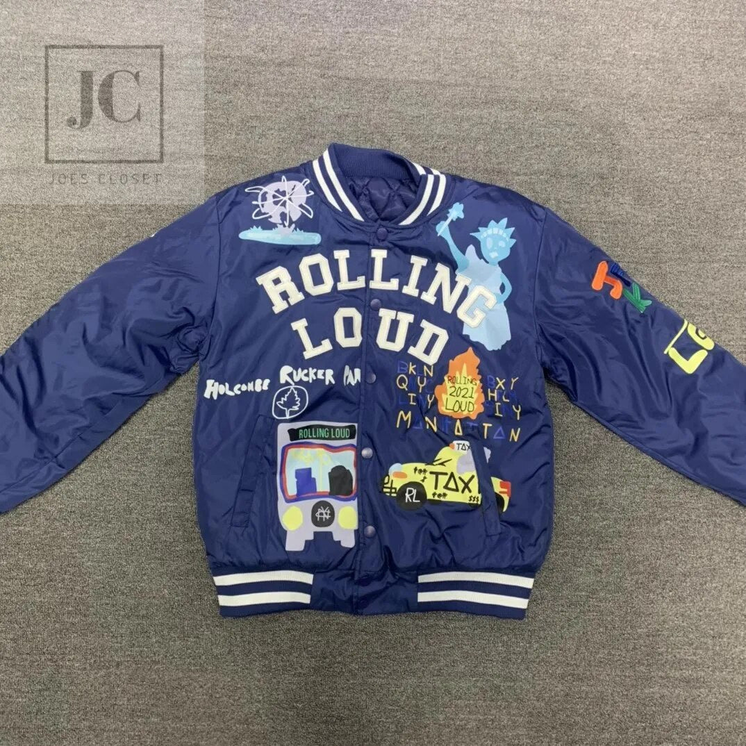 Rolling Loud NYC Varsity Jacket (Front)