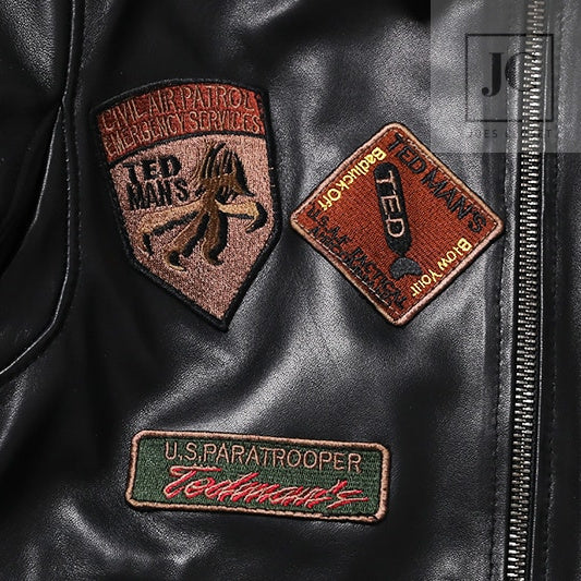Men's Leather Bomber Jackets & Air Force Jackets