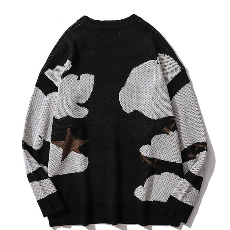 Men's Anime Style Knitted Sweater