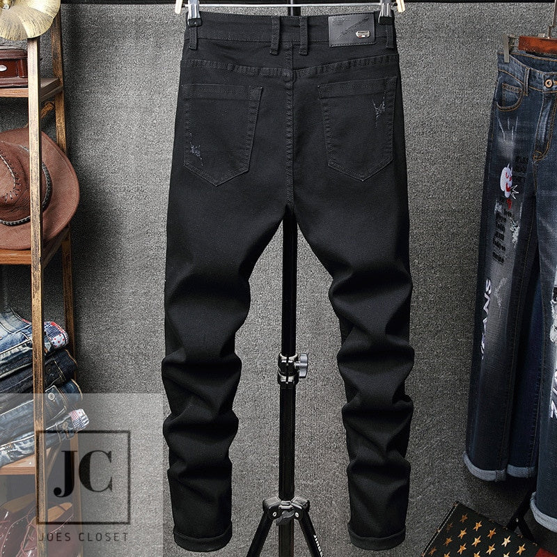Hudson Men's Zack Distressed Paint-Spot Jeans | Neiman Marcus