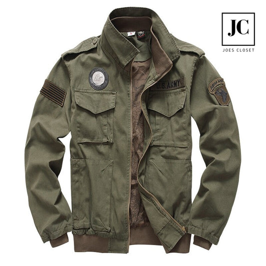 Army Airborne Combat Jacket (Green Front)