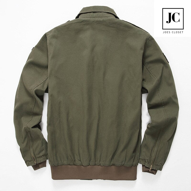 Army Airborne Combat Jacket (Green Back)
