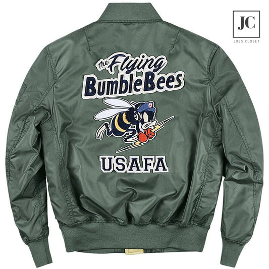 Flying Bees Flight Jacket (Army Green)